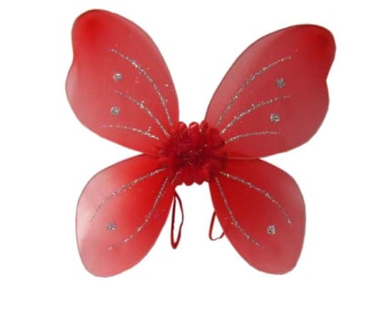 Alas Roja con flor