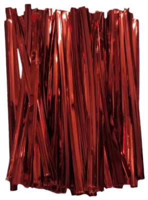Amarras Metalicas Rojo 100u.