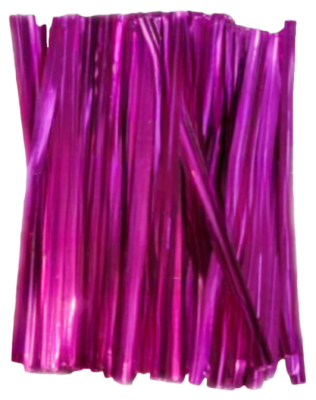Amarras Metalicas Morada 100u.