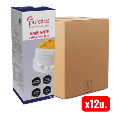 Crema Chantilly Ambiente Puratos 12u. x 1Lts. (Caja)