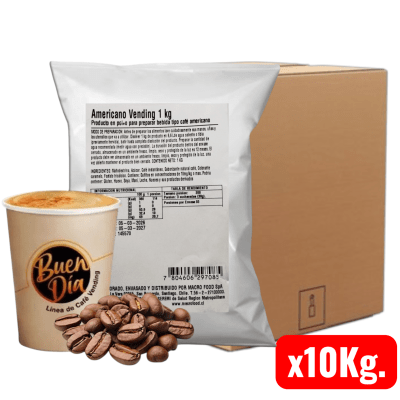 Cafe Buen Dia Americano 10kg. (Caja)1