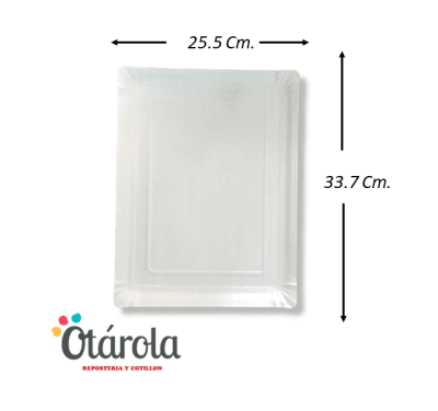 Bandeja rectangular N°12