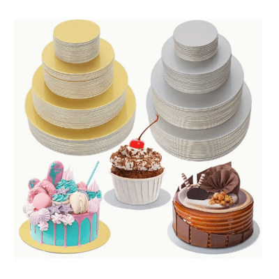 Base de Carton 25cms. (2mm.)  5 Unidades