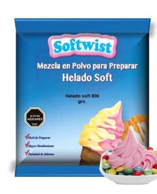 Helado Soft Vainilla 800grs. Tkf