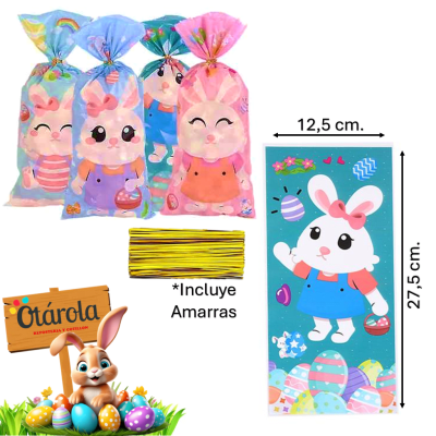 Bolsa de Dulces Conejos surtido 10u.