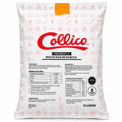 Premezcla Pan de Pascua 10Kg. Collico