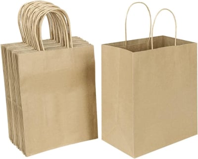 Bolsa Papel 22x27cms. Kraft 6u.