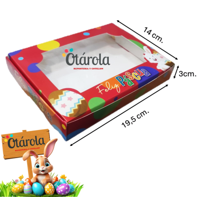 Caja Conejo Rojo 6 Alfajores x10u.