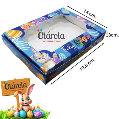 Caja Conejo Azul 6 Alfajores x10u.