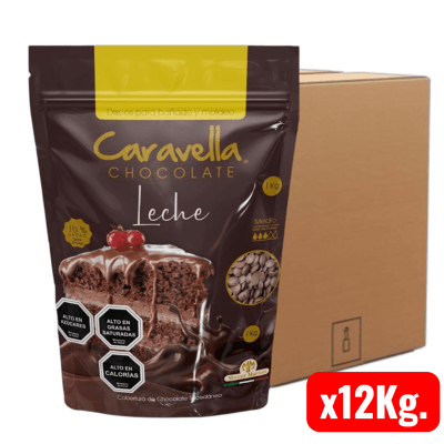 Caravella Leche 12u x 1kg.(CAJA)