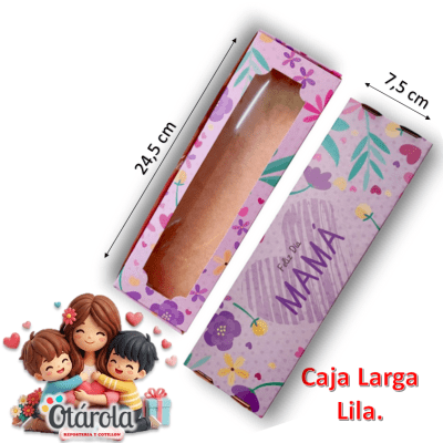 Caja Mama Larga Lila 50 unidades