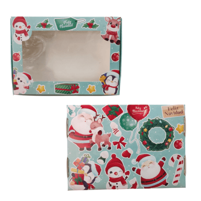 Caja  NAVIDAD 6 Alfajor Mono de nieve 50u.1