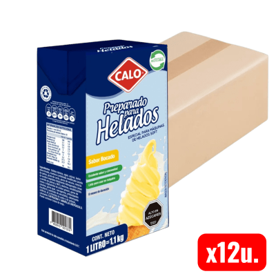 Preparado Para Helados Soft Calo Sabor Bocado 12 Litros