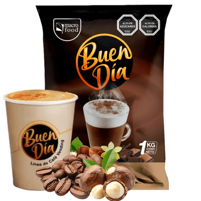 Cafe Cappucino Avellana Premiun 1kg. Buen Dia.