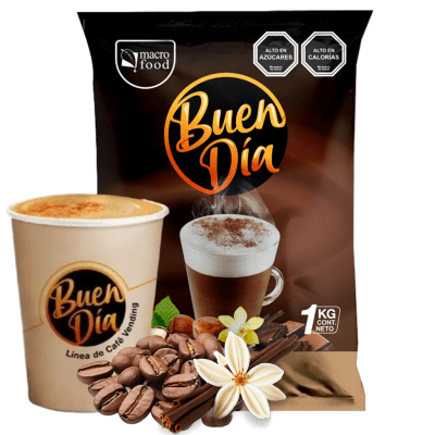 Cafe Cappuccino vainilla 1kg. Buen Dia.
