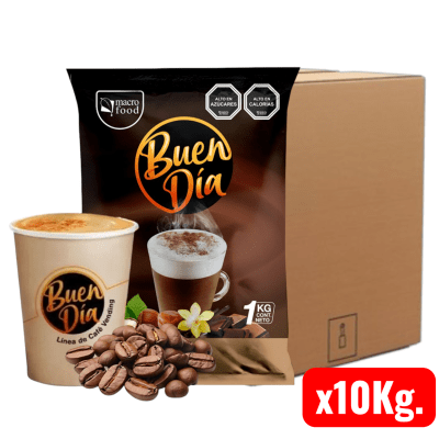 Cafe Buen Dia Cappuccino Tradicional 10kg. (Caja)2