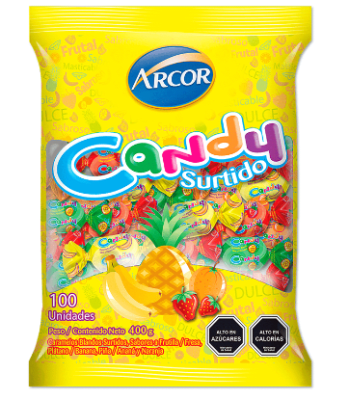 Masticable Candy Surtido 400grs.