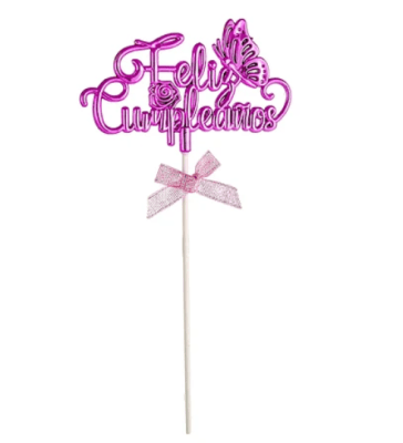 Topper Belina Feliz Cumpleaños x 1u.