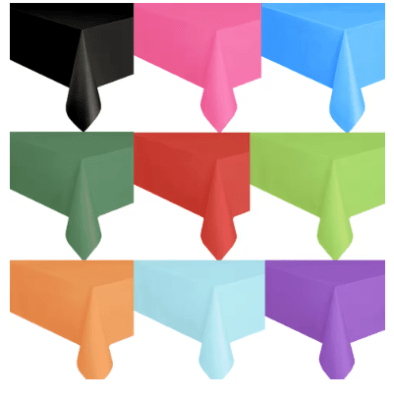 Mantel Plastico de Color 1,20 x 1,80 cms