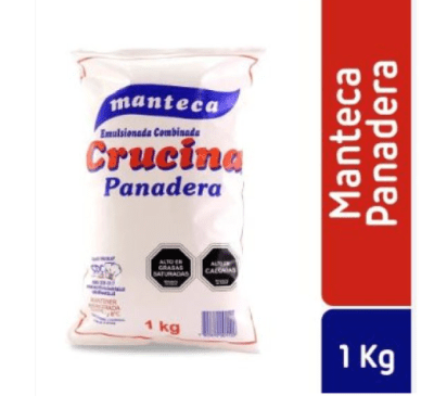 Manteca Crucina Panadera 1Kg.