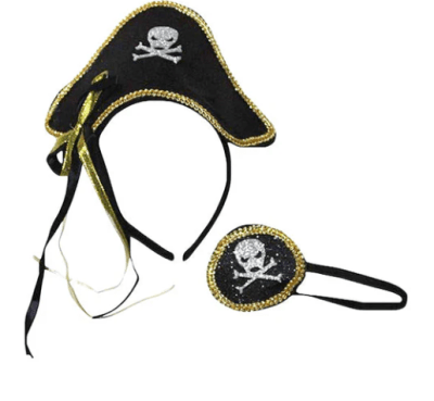 Cintillo con Parche Pirata Halloween