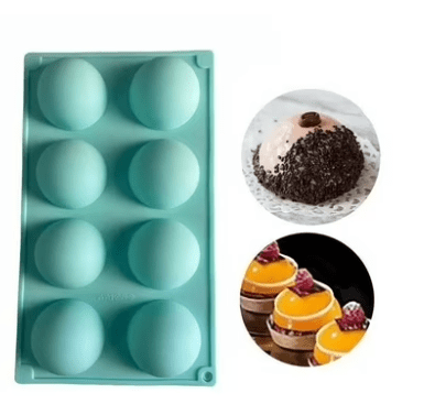 Molde Silicona Esfera 8 Divisiones1