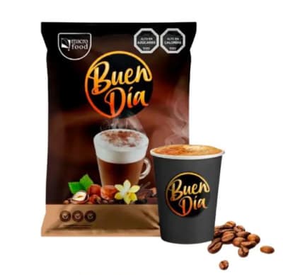 Cafe Cappuccino Toffe 1kg. Buen Dia.