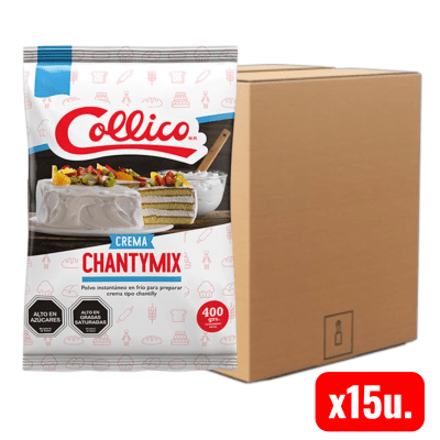 Crema Chantilly Chantimix Collico 15u.x400grs (Caja)