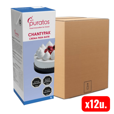 Crema Chantilly Chantipack Puratos 12u. x 1Lts. (CAJA)