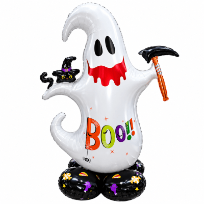 Inflable Fantasma Halloween 1pza1