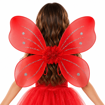 Alas Roja con Flor