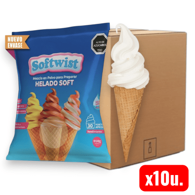 Helado Soft Coco TKF 10u. x 800grs. (Caja)