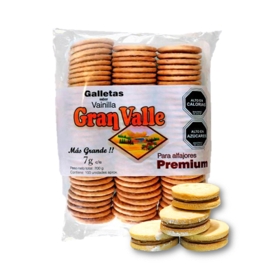 Galleta Alfajor Gran Valle Coctail