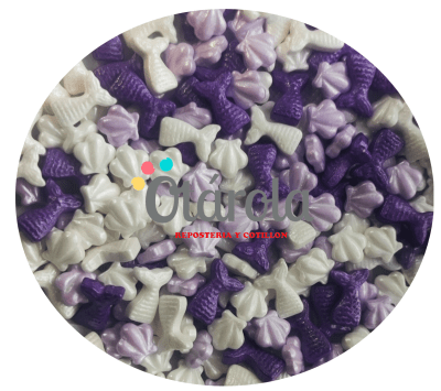 Mostacilla 3D Cola de Sirena-Almejas 80grs.1