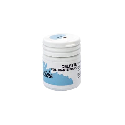Colorante En Polvo Celeste. Guttche