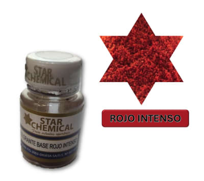 Colorante en Polvo Rojo Intenso 5grs.