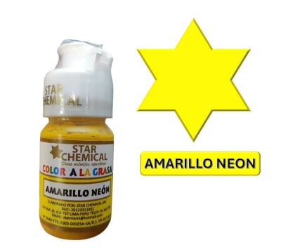 Colorante Laca Amarillo Neon 30grs.