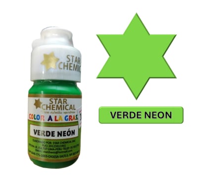 Colorante Laca Verde Neon 30 grs.