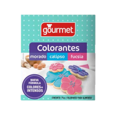 Colorante Morado-Calipso-Fucsia 75cc. Gourmet.