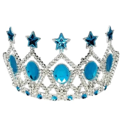Corona Plastica Celeste 1u.