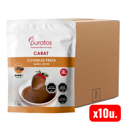 Cobertura leche Coverliq Baño Puratos 10x1kg. (caja)