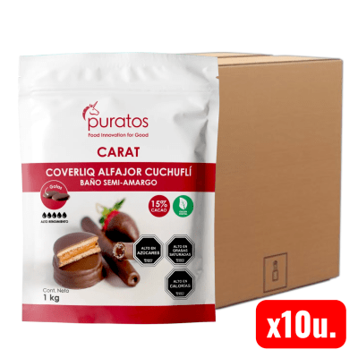 Cobertura Alfajor Coverliq Puratos 10u. x 1kg (CAJA)