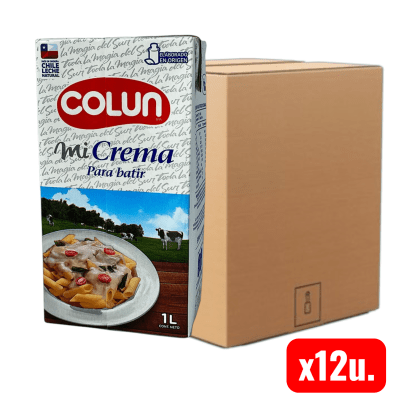 Crema Colun 12u.x1litro (caja)1