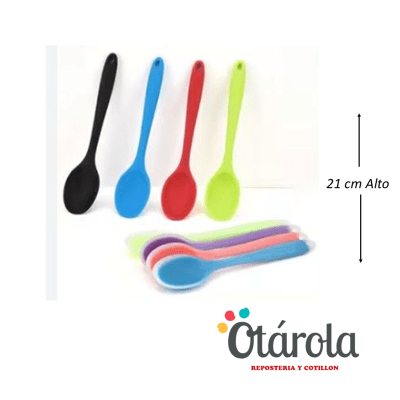 Cuchara De Silicona 21cm