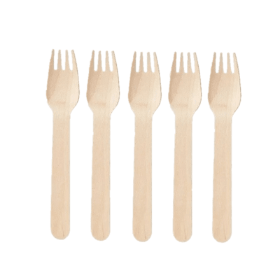 Tenedor Madera x 100u.