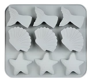 Molde Silicona Sirena 9 Divisiones