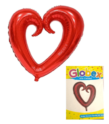 Globo Corazon Cursivo 38