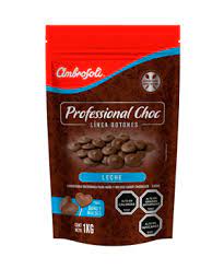 Cobertura Ambrosoli Leche Botones 1kg1