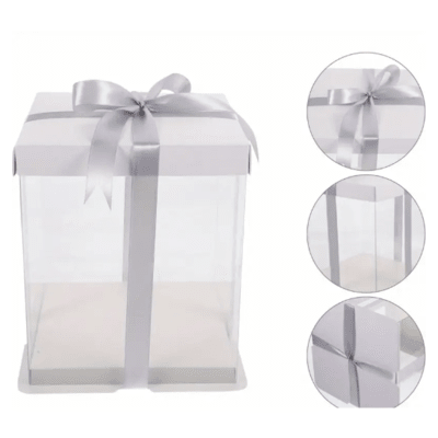 Caja Torta Plastica 30x30cms