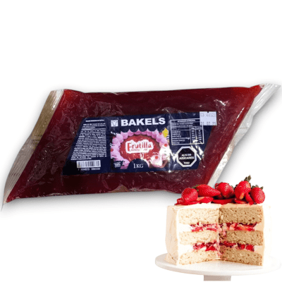 Relleno Frutal Frutilla 1kg. Bakels